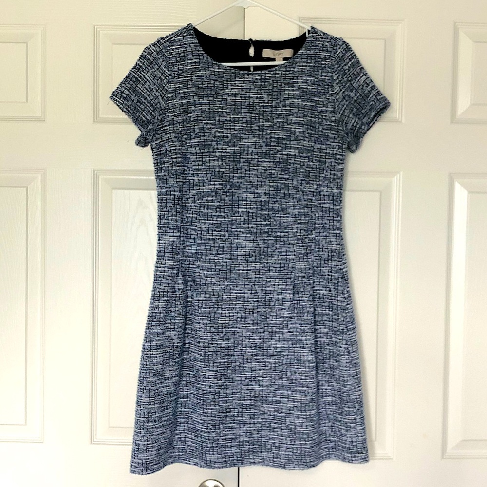 LOFT boucle knit dress, size 4